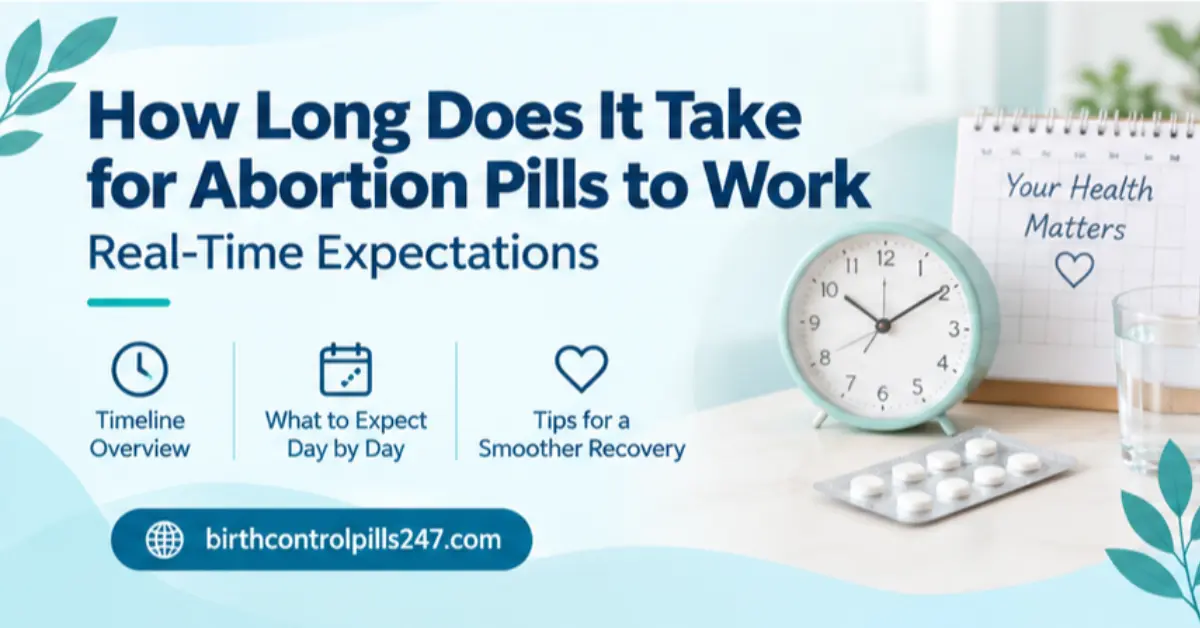 How Long Does It Take for Abortion Pills to Work? Real-Time Expectations?