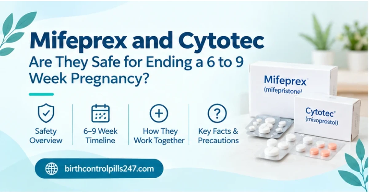 Mifeprex and Cytotec: Are They Safe for Ending a 6 to 9 Week Pregnancy?